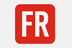 FR Favicon with Red Background