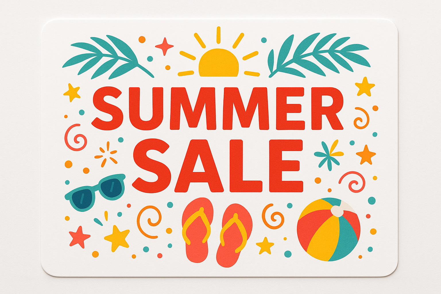 Summer Sale Label