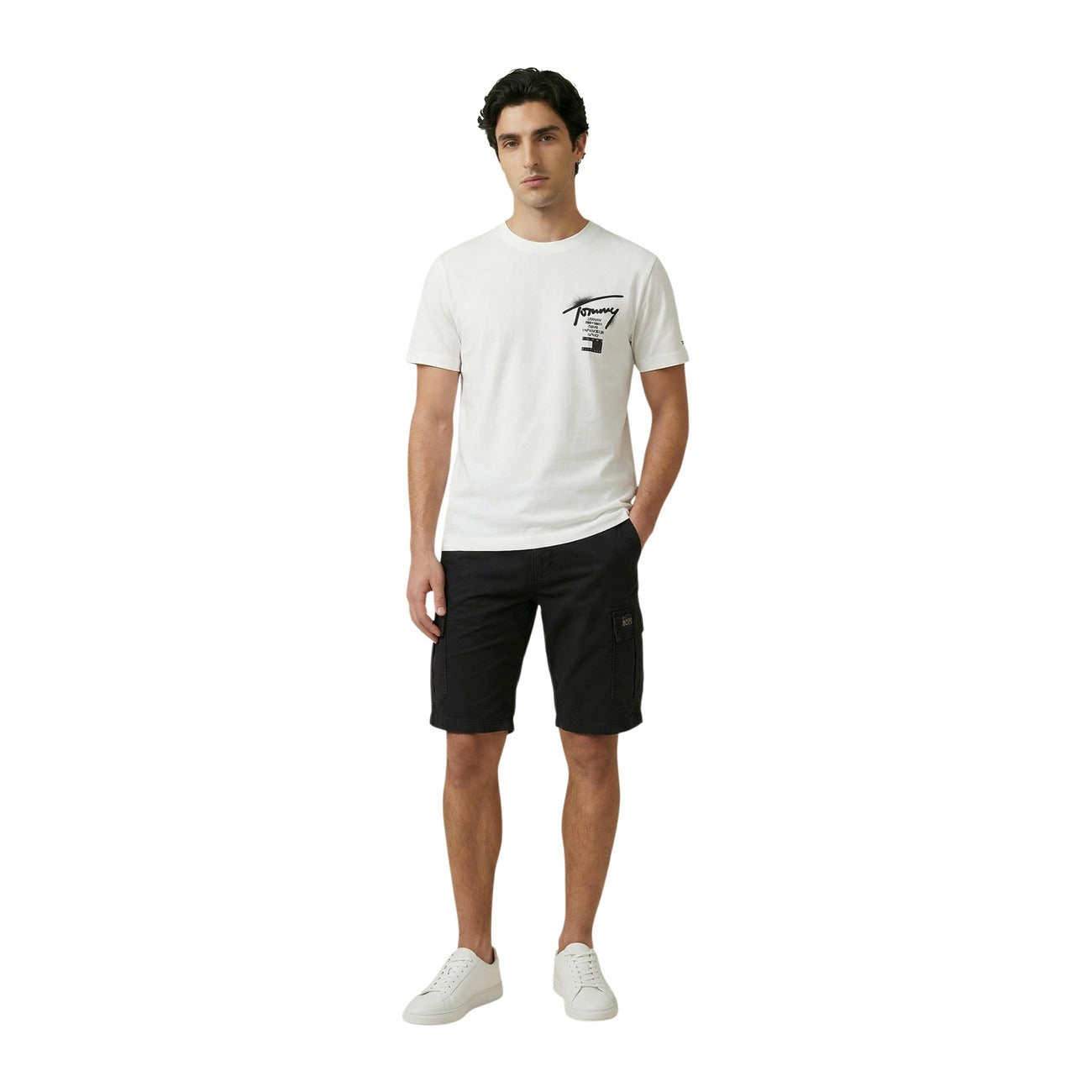 Tommy Hilfiger Jeans Men's Organic Cotton Shorts Black