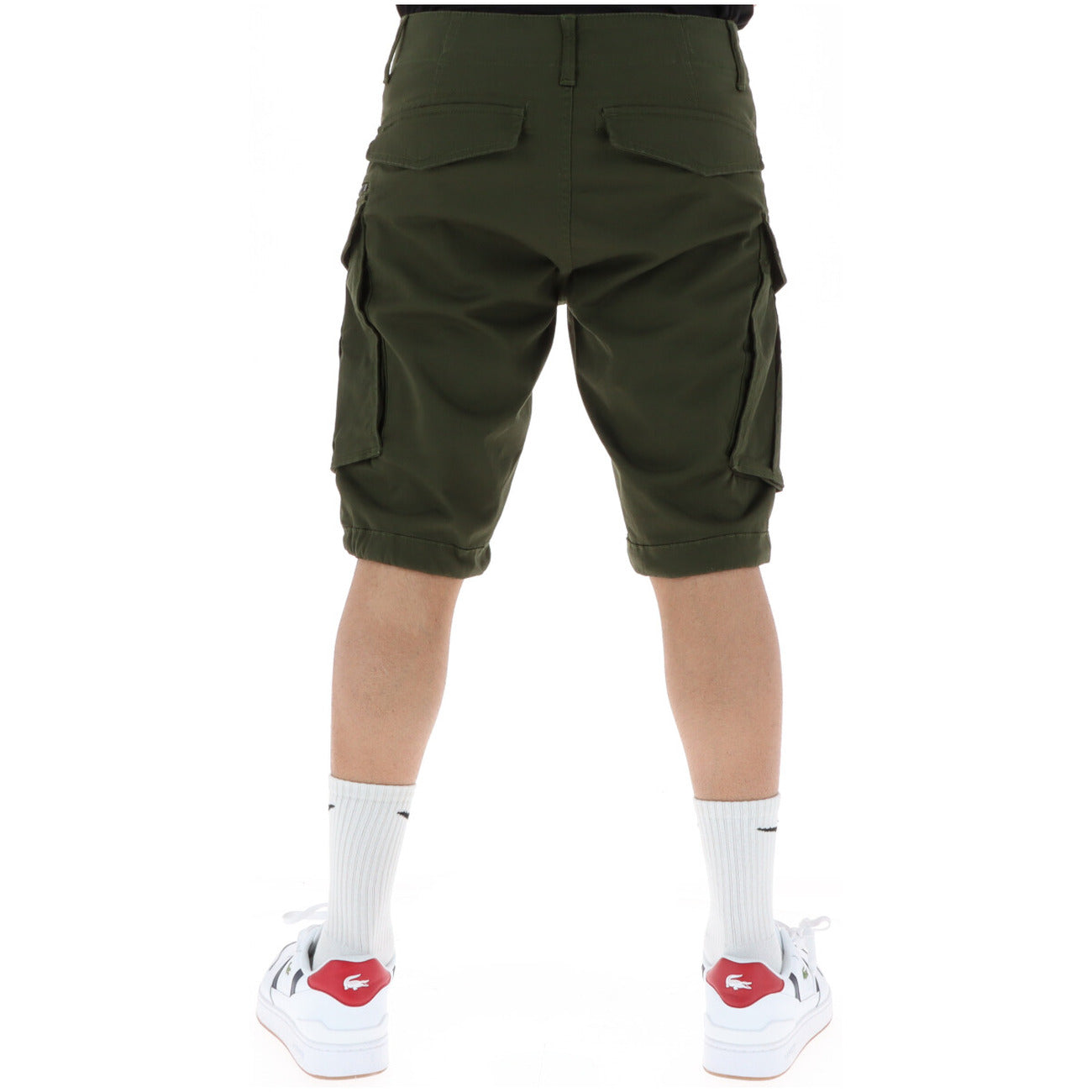 G-Star Men's Cotton Shorts Green – side view detail