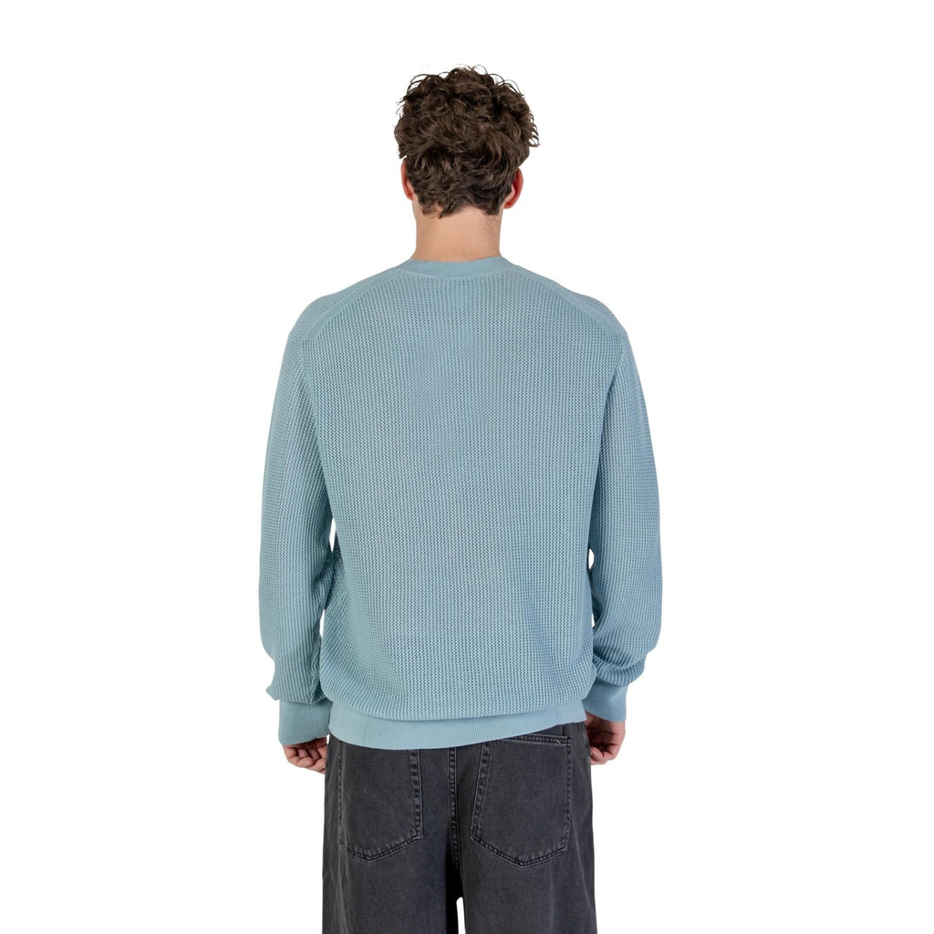 Calvin Klein Jeans Men Knitwear 100% Cotton Light Blue – side view detail