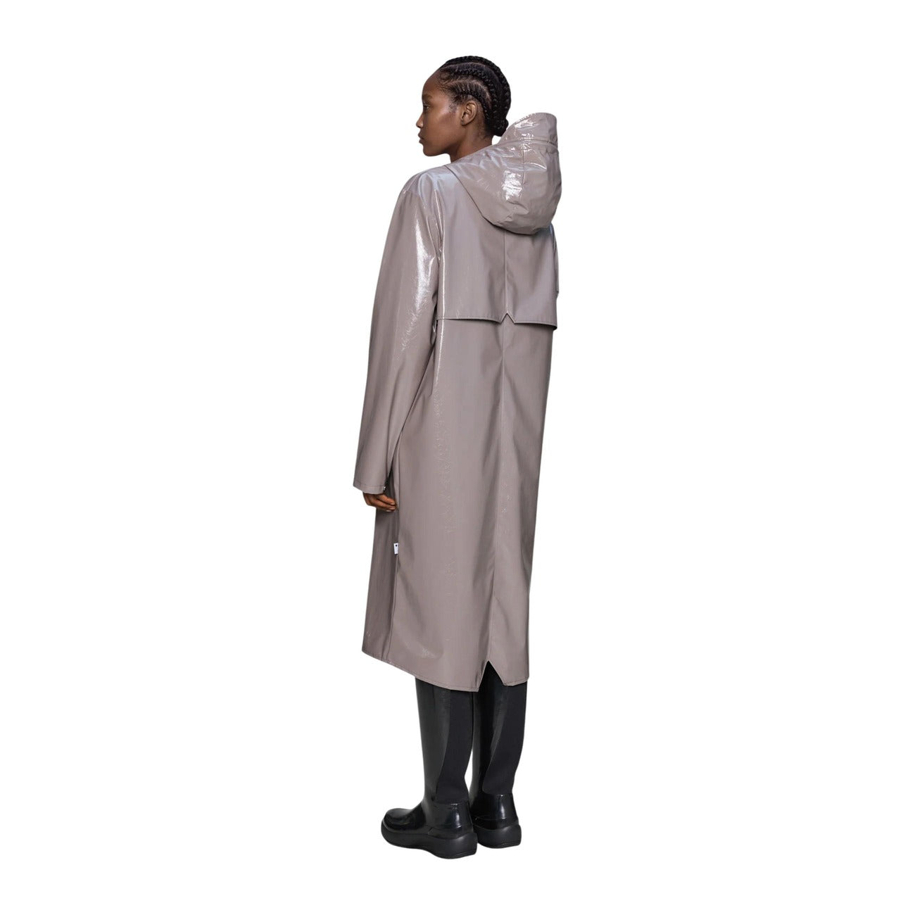 Rains Women's Blazer in Lilac – detail view