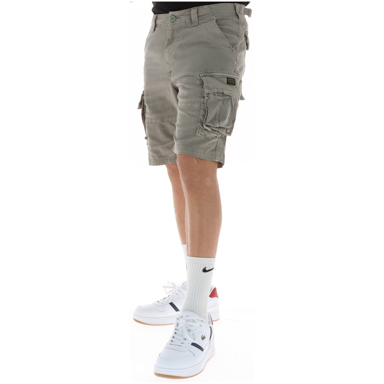 Superdry Men's Cotton Shorts Grey – back view