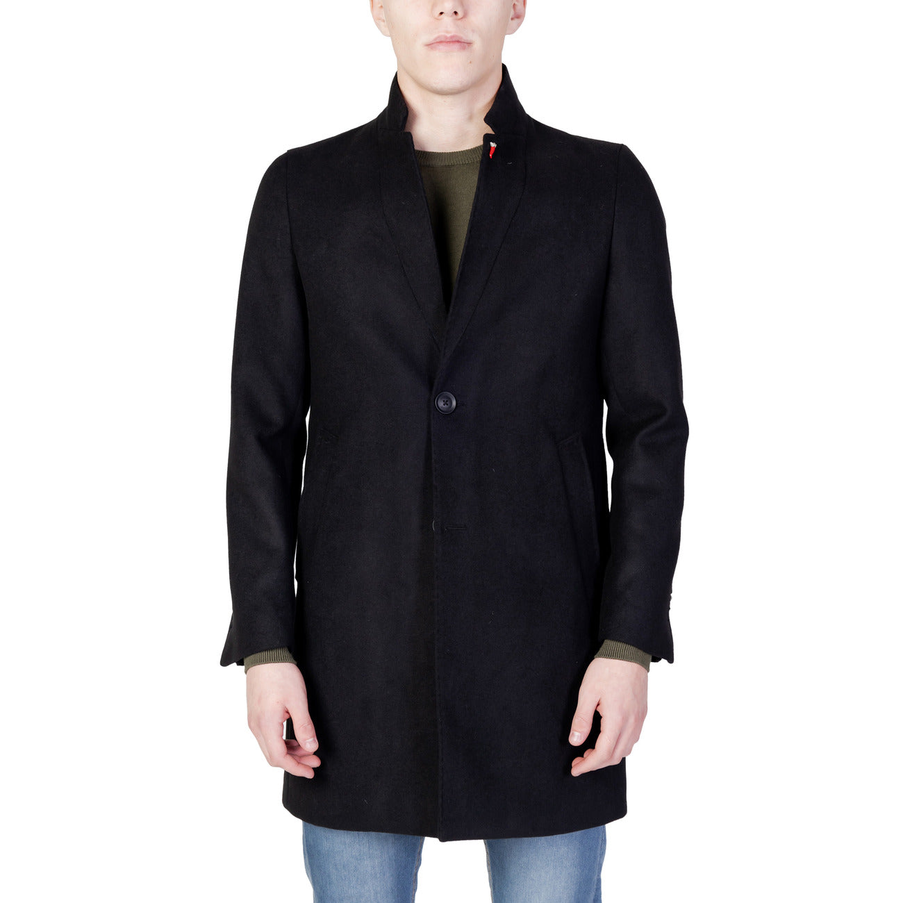 Mulish Men Coat Polyester Black