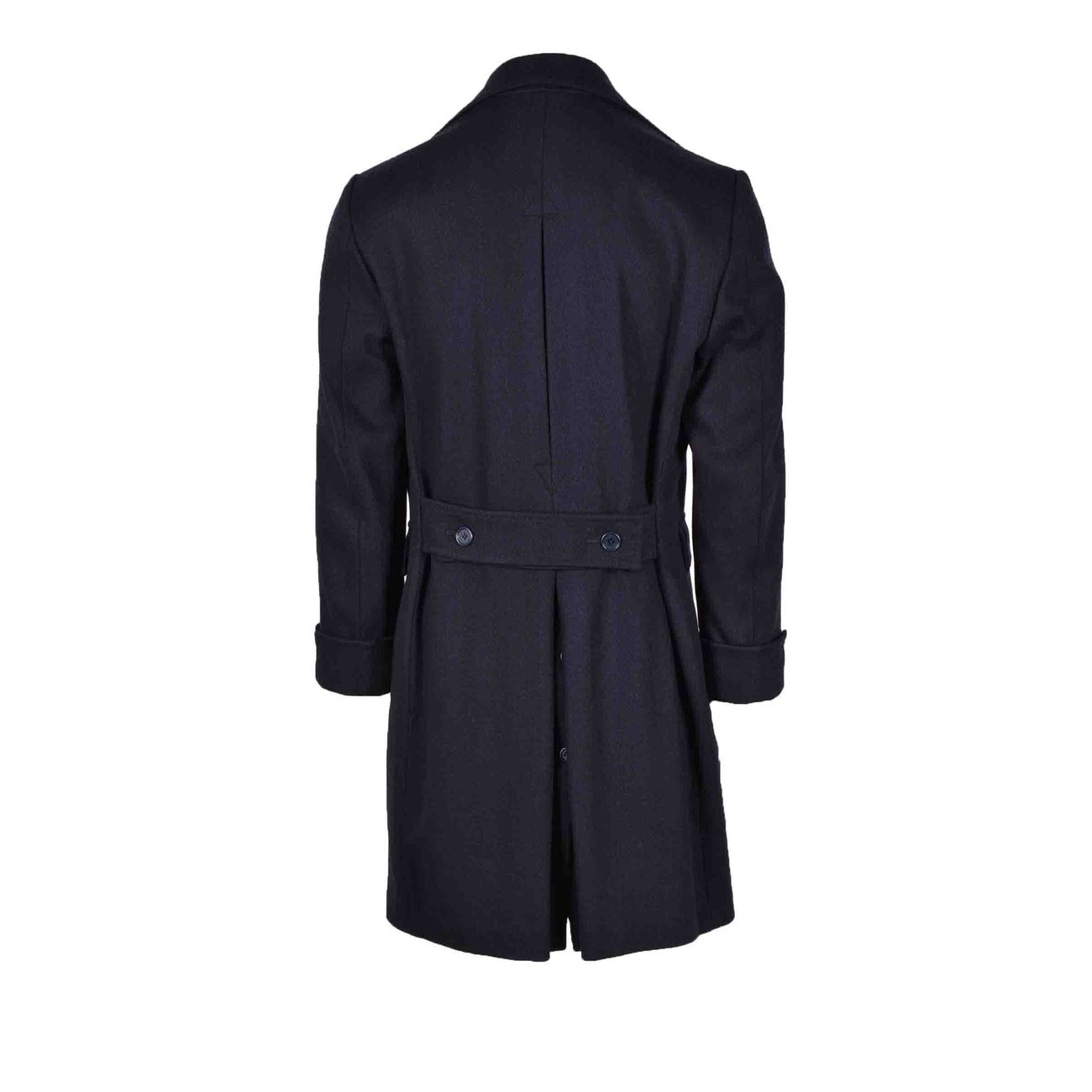 Luigi Borrelli Napoli Men Coat Wool Blend Blue