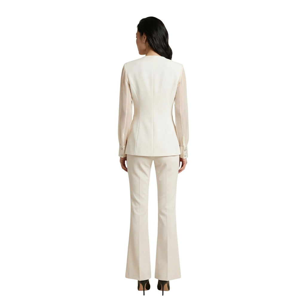 Artigli Women's White Blazer – detail view
