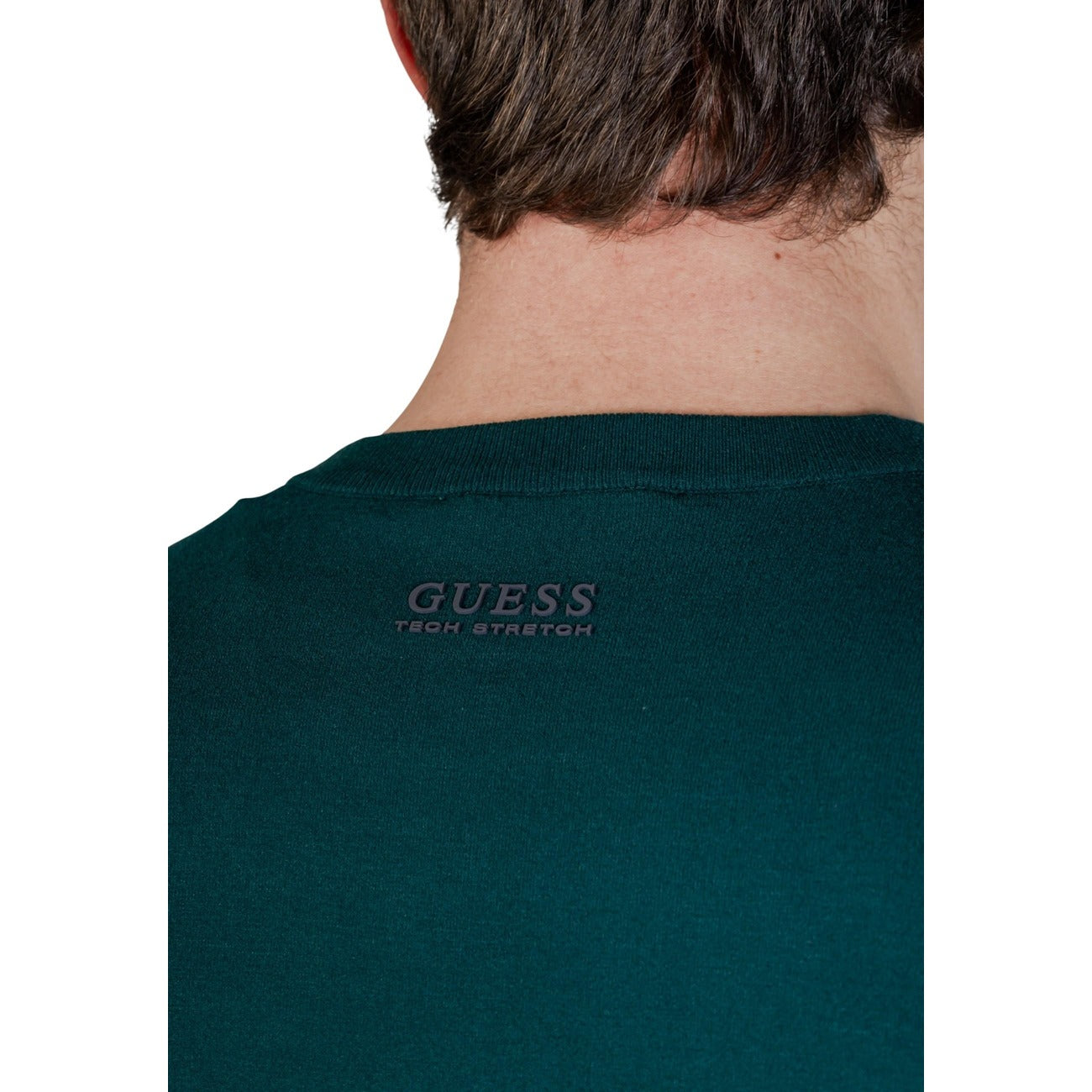 Guess Men Knitwear Viscose Green – back view