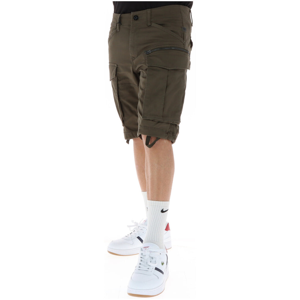 G-Star Men's Cotton Shorts Green – back view