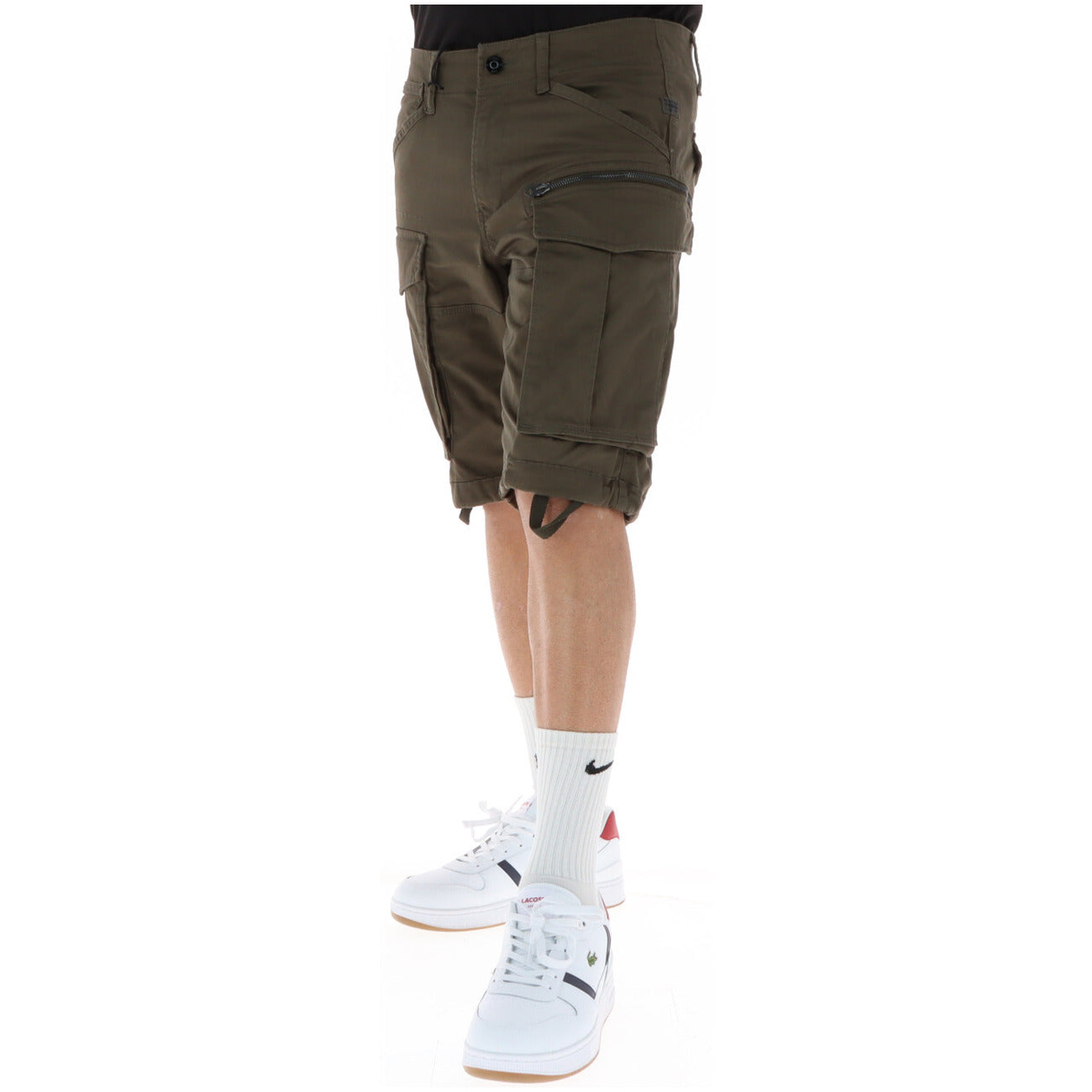 G-Star Men's Cotton Shorts Green – back view