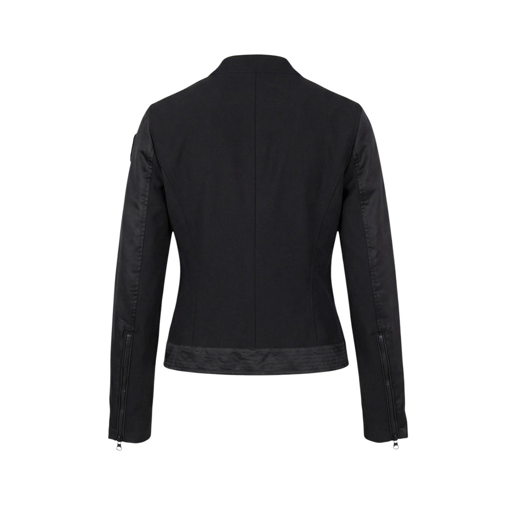 Blauer Women's Black Zip-Up Blazer – back view