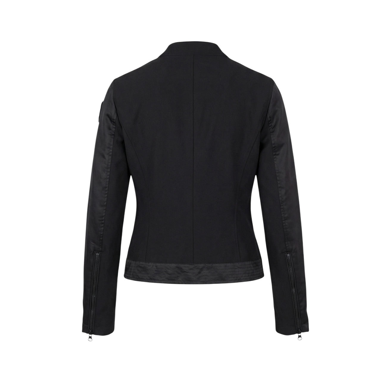Blauer Women's Black Zip-Up Blazer – back view