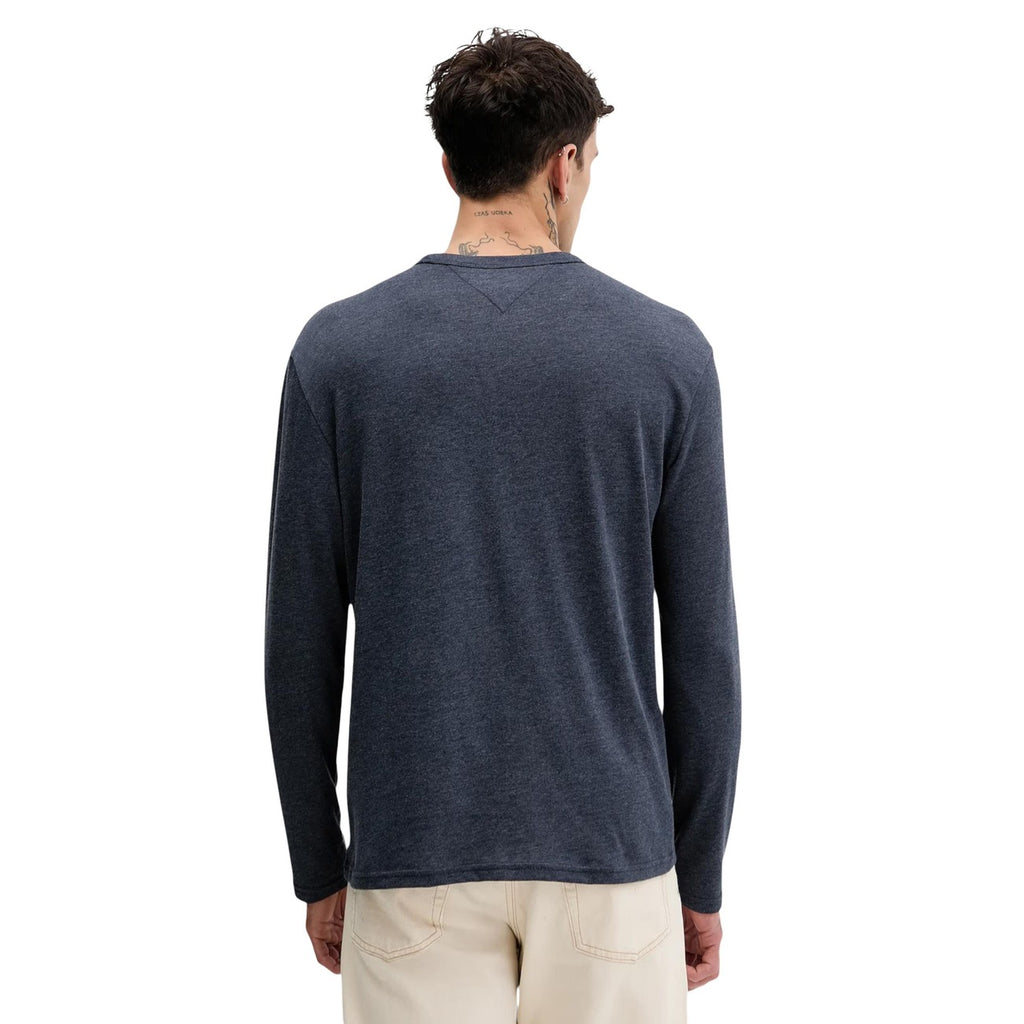 Tommy Hilfiger Jeans Men Knitwear Organic Cotton Blue – back view