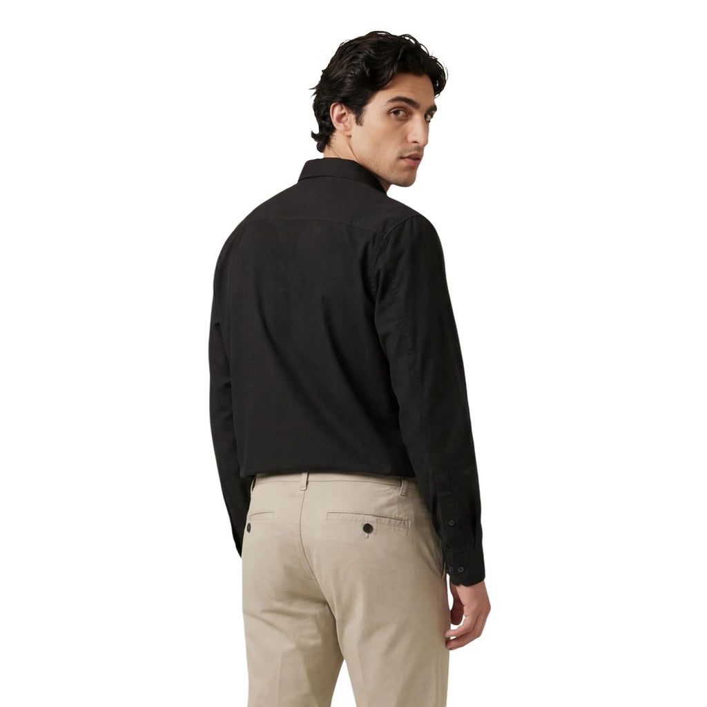 Calvin Klein Jeans Men Shirt Cotton Black – side view detail