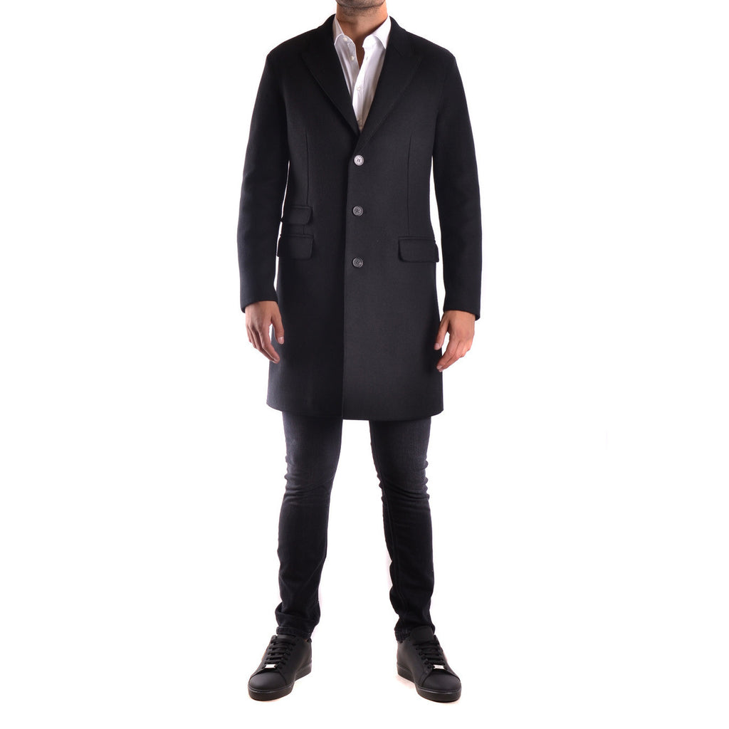 Neil Barrett Men Coat Wool Blend Black
