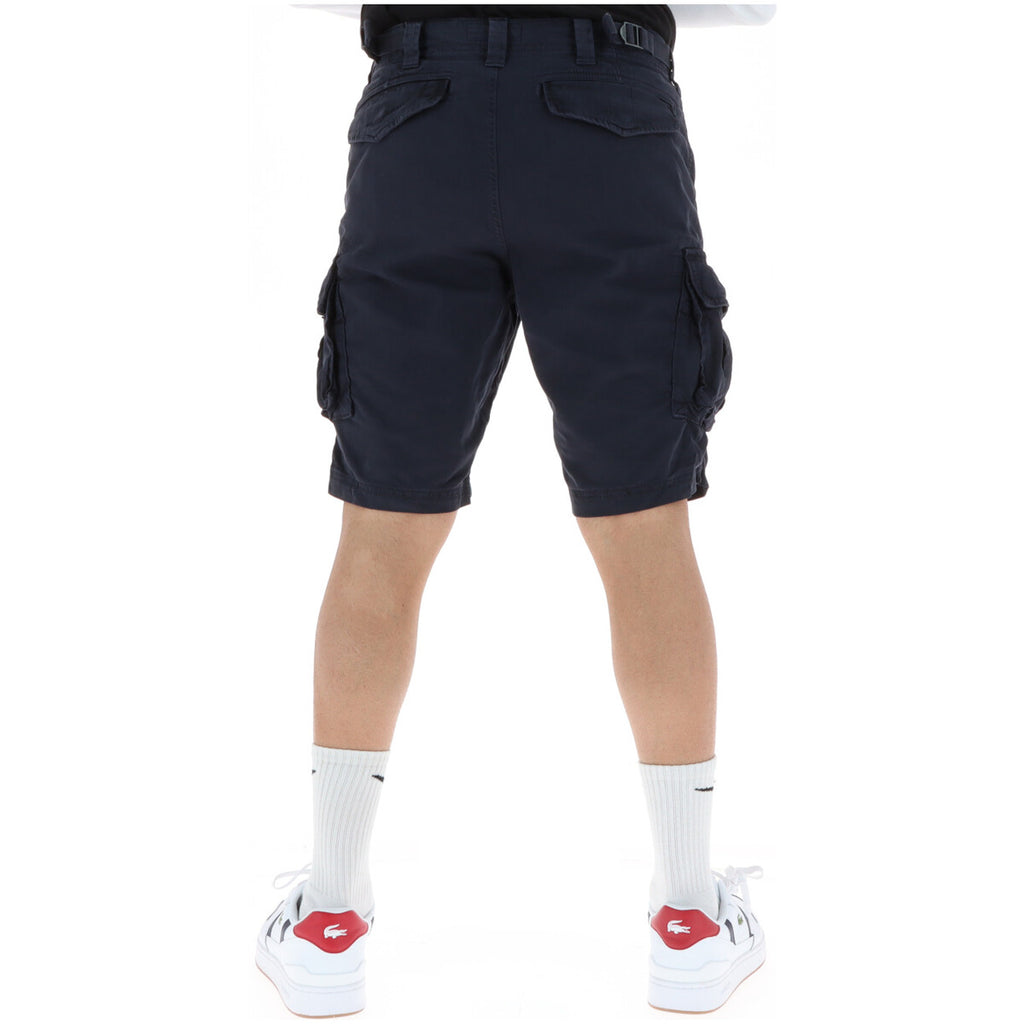 Superdry Men's Cotton Shorts Blue – side view detail
