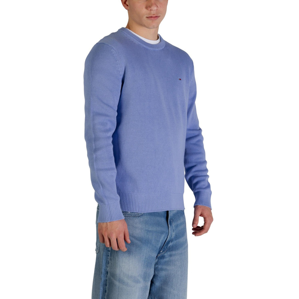 Tommy Hilfiger Jeans Men Knitwear 100% Organic Cotton Liliac – back view