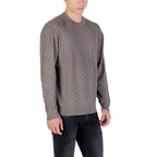 Armani Exchange Men Knitwear Viscose Grey – back view