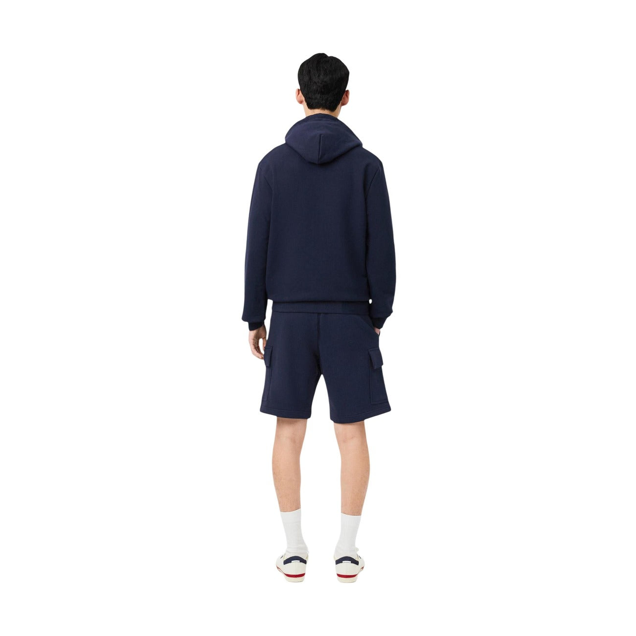 Lacoste Men 100% Cotton Shorts Blue – back view