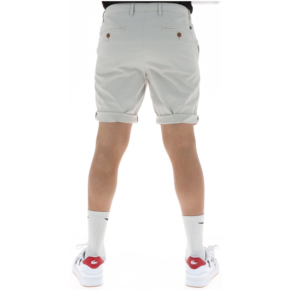 Superdry Men's Cotton Shorts Grey – side view detail