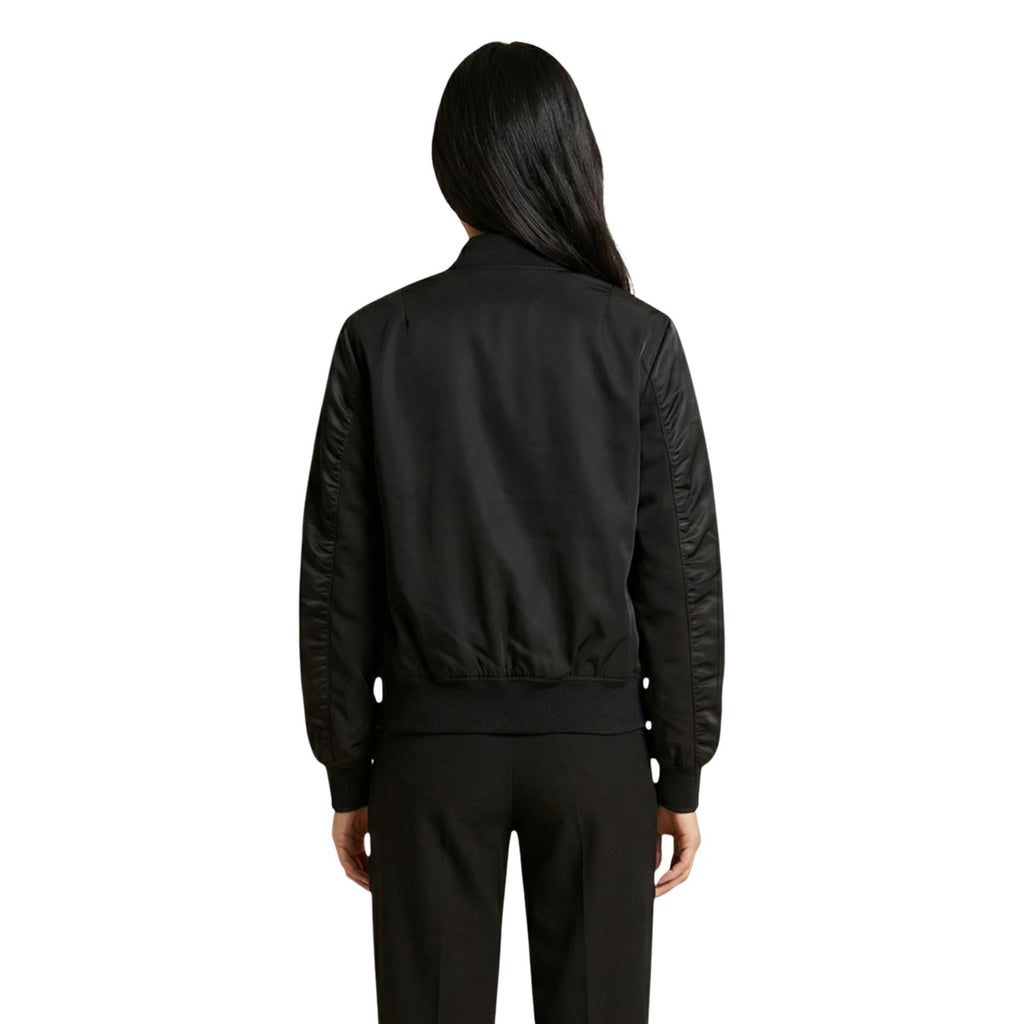 Blauer Women's Black Zip-Up Blazer – detail view