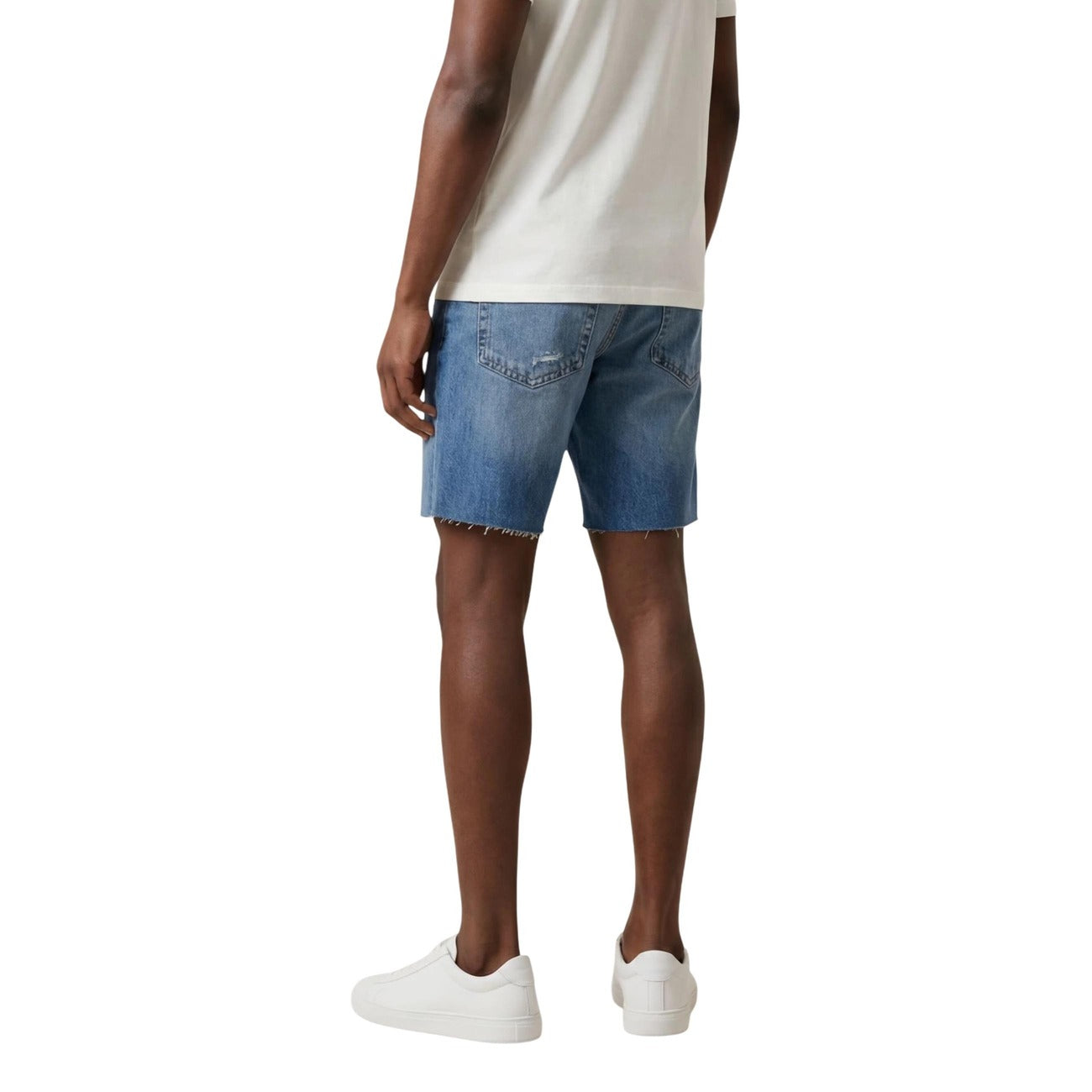 Calvin Klein Jeans Men's Cotton Shorts Light Blue