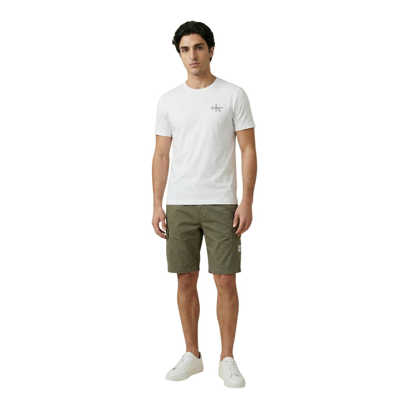 Calvin Klein Jeans Men's Cotton Shorts Green
