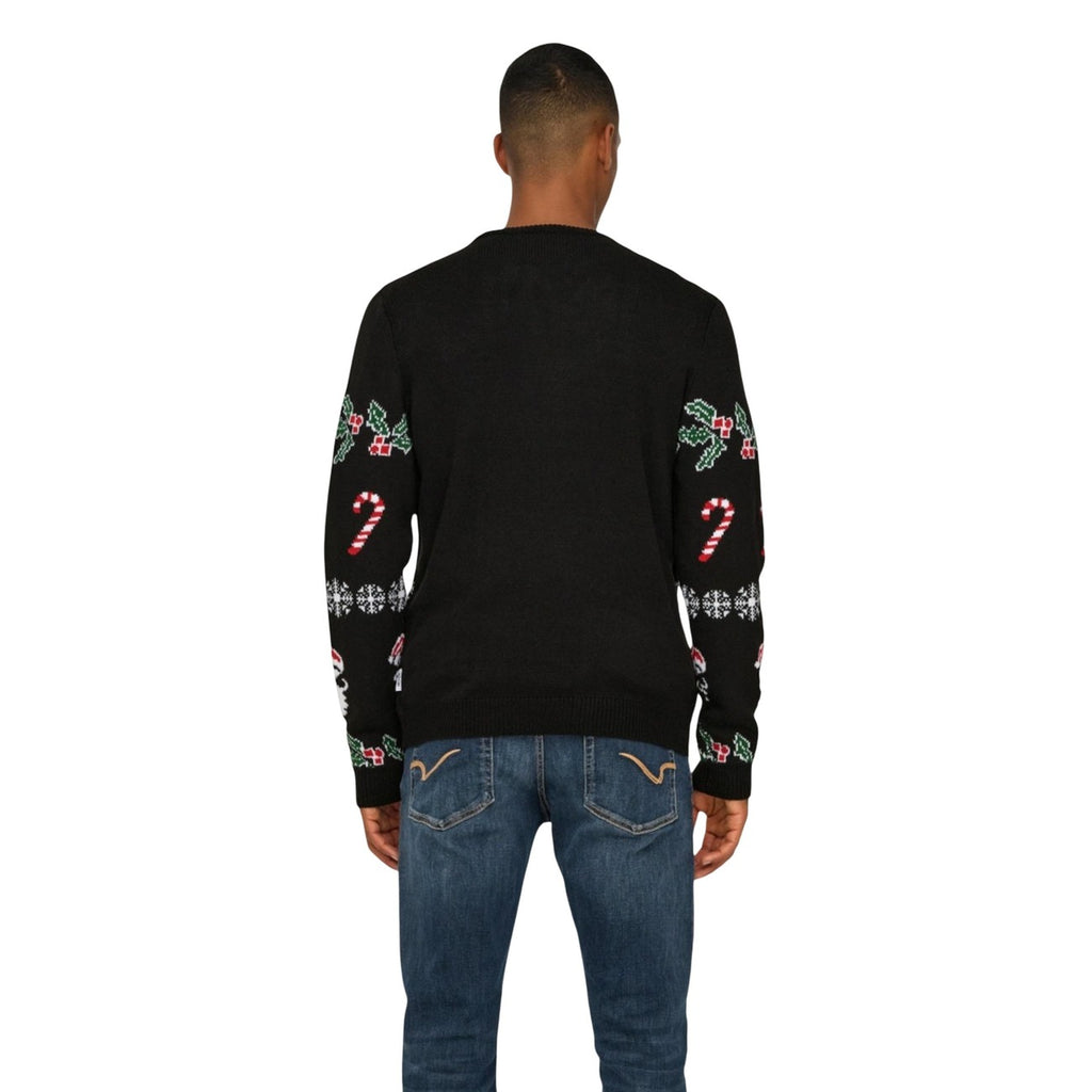 Only & Sons Men Knitwear Black – side view detail