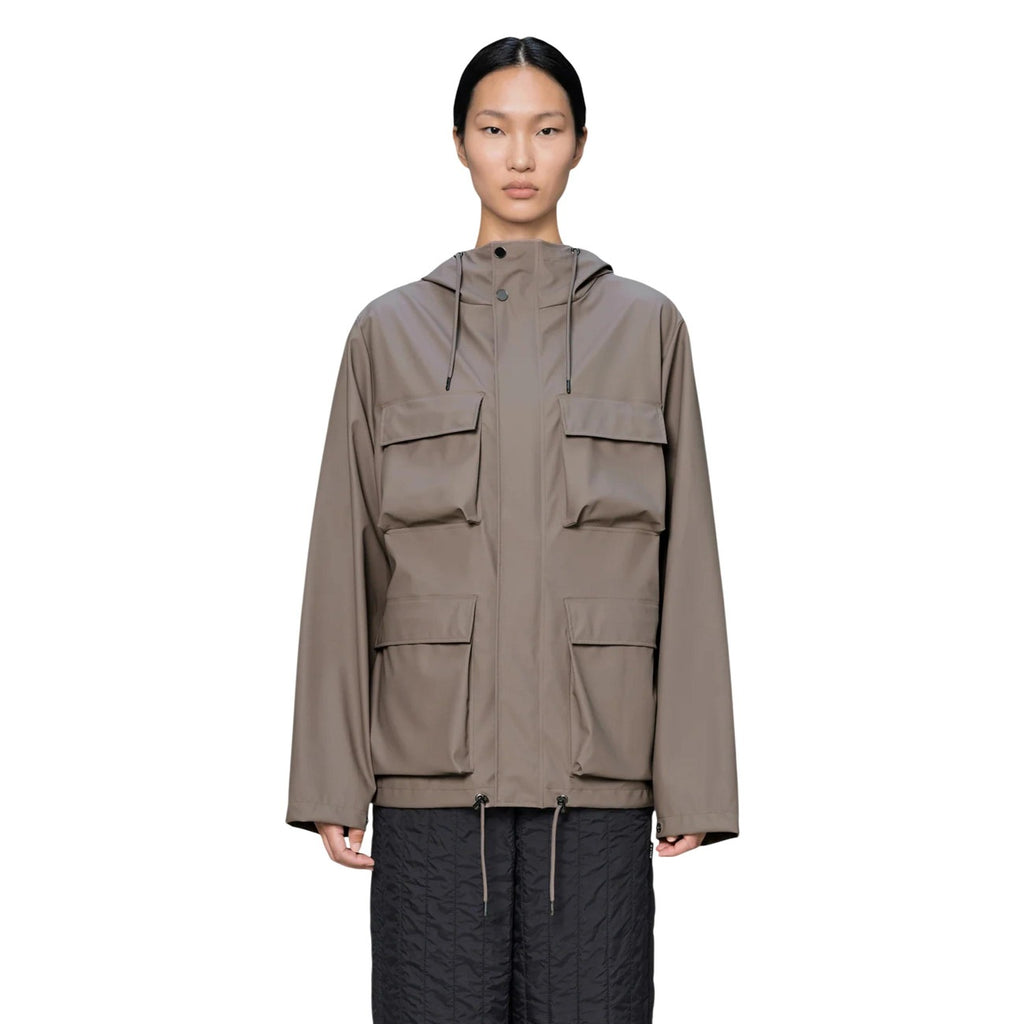 Rains Women's Blazer in Brown – front view