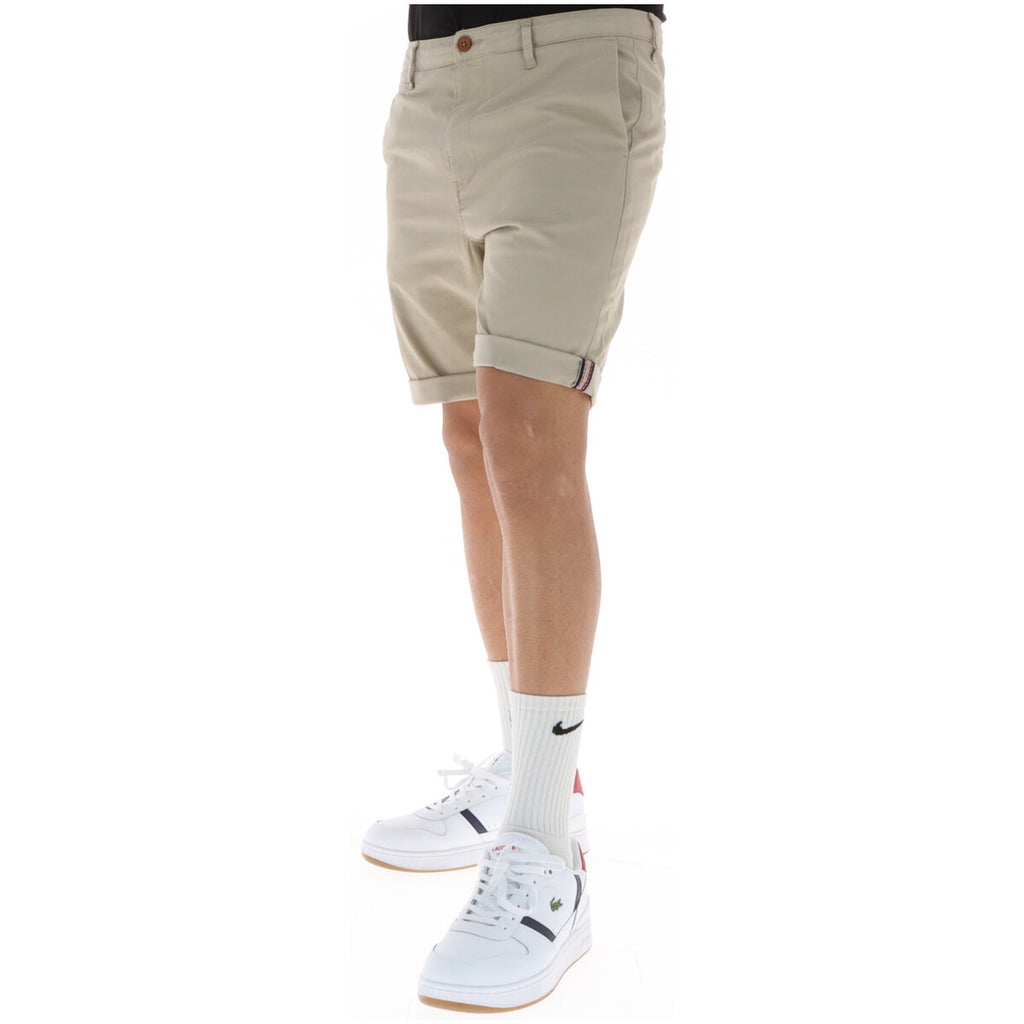 Superdry Men's Cotton Shorts Beige – back view