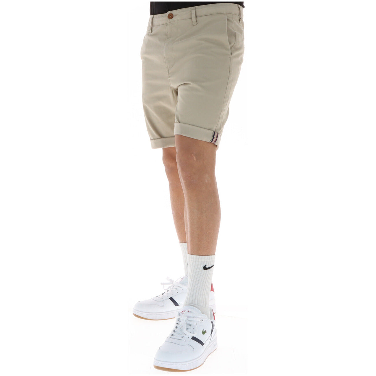 Superdry Men's Cotton Shorts Beige – back view