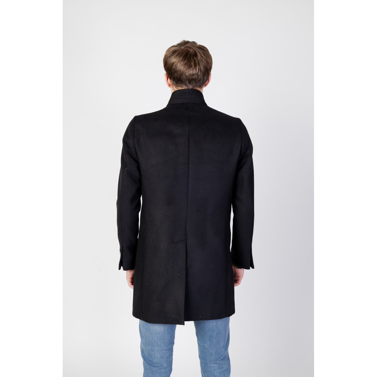 Mulish Men Coat Polyester Black
