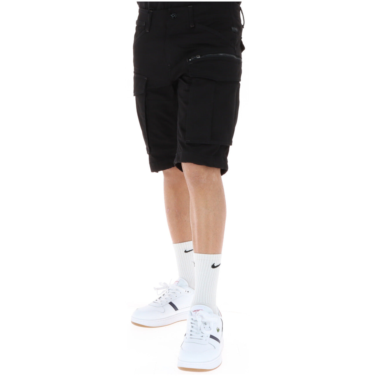 G-Star Men's Cotton Shorts Black – back view