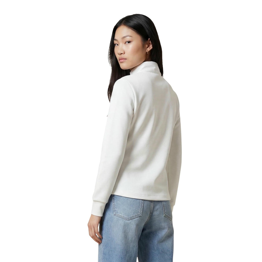 Blauer Women's White Zip-Up Blazer – detail view