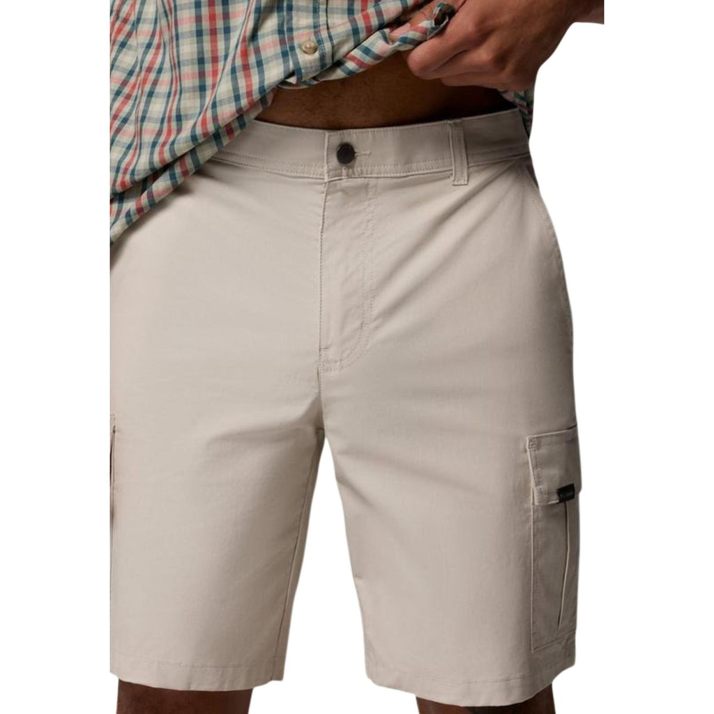 Columbia Men Cotton Shorts Beige – side view detail