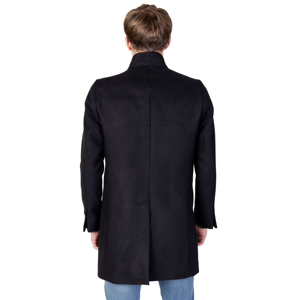 Mulish Men Coat Polyester Black
