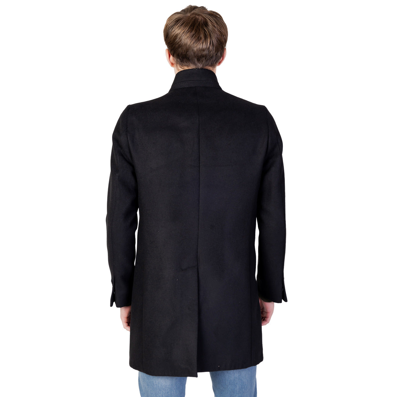 Mulish Men Coat Polyester Black
