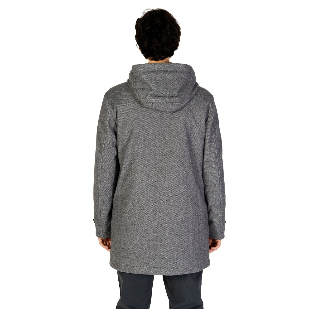 Hamaki-ho Men Coat 100% Polyester Grey