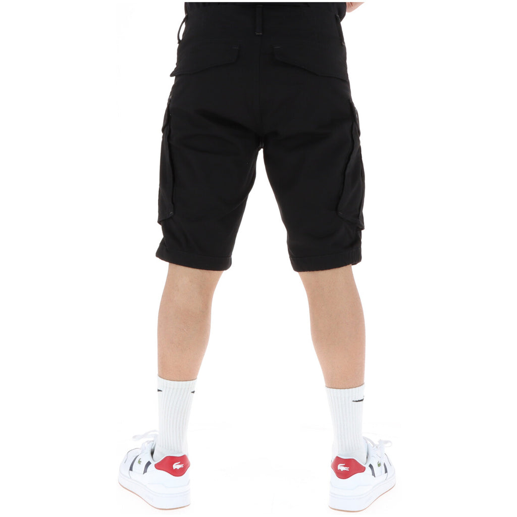 G-Star Men's Cotton Shorts Black – side view detail