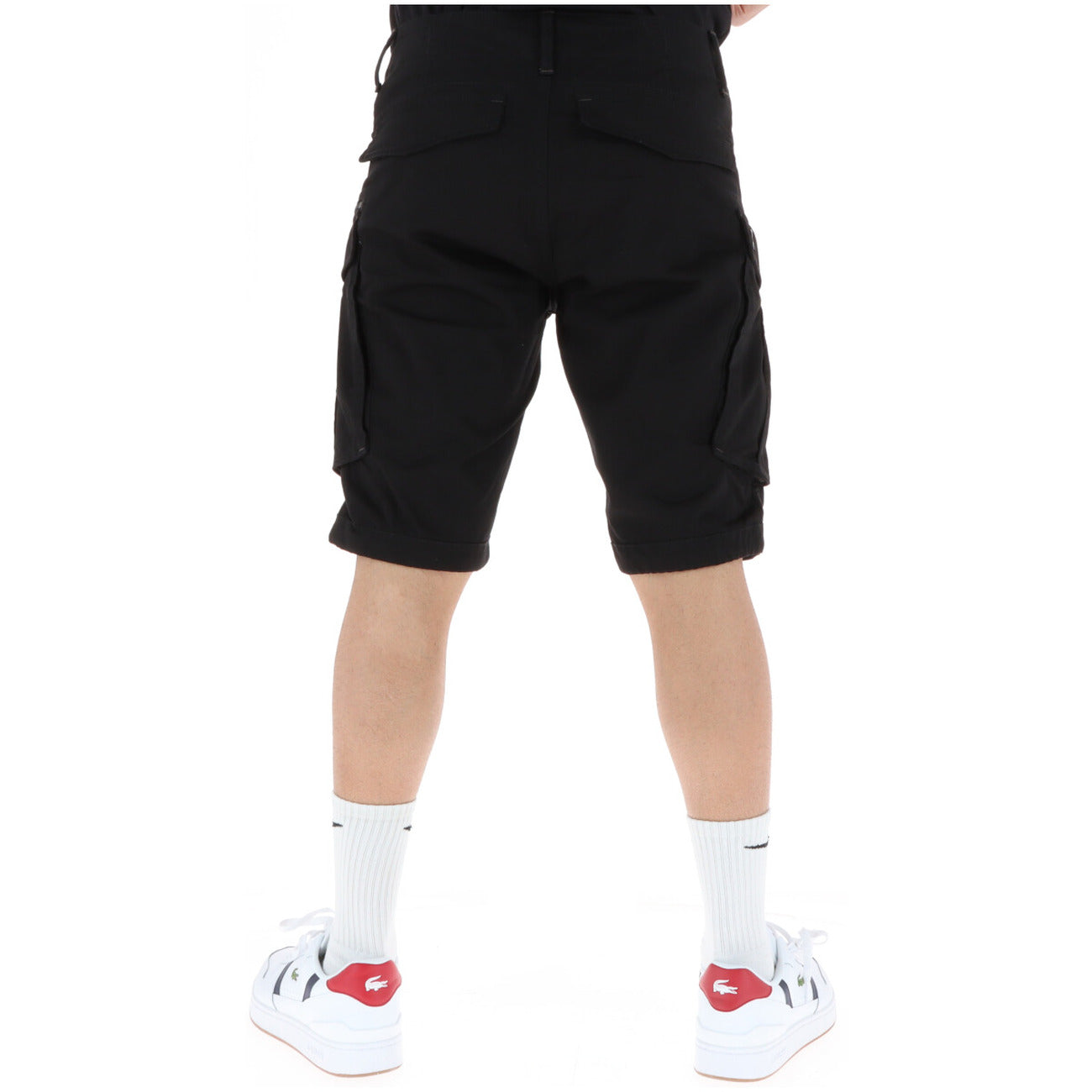 G-Star Men's Cotton Shorts Black – side view detail