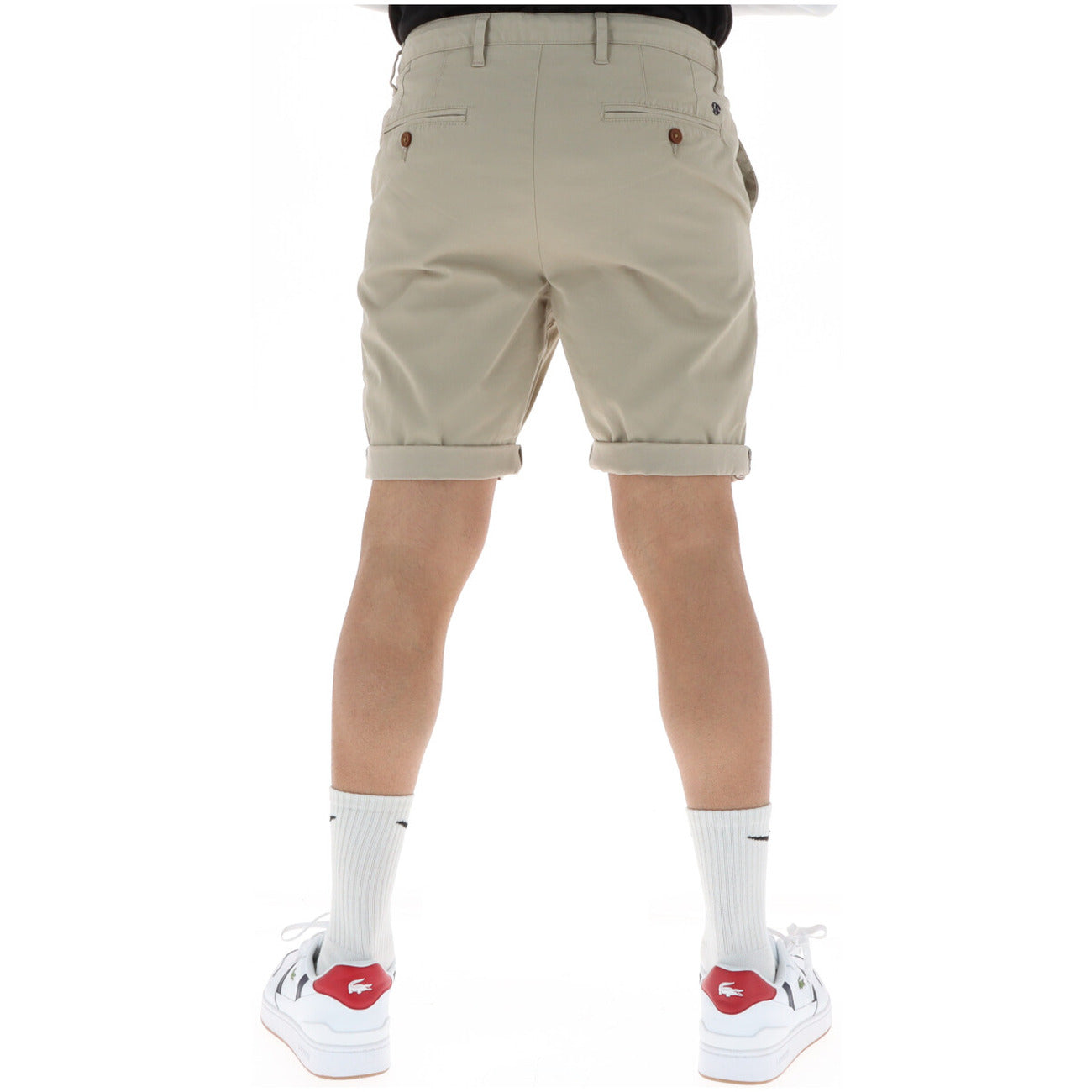 Superdry Men's Cotton Shorts Beige – side view detail