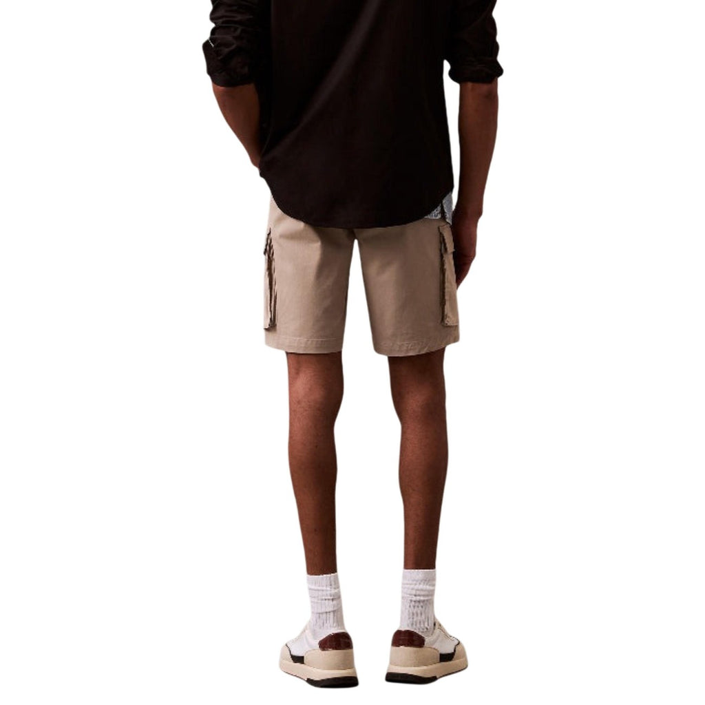 Calvin Klein Jeans Men's Cotton Shorts Beige