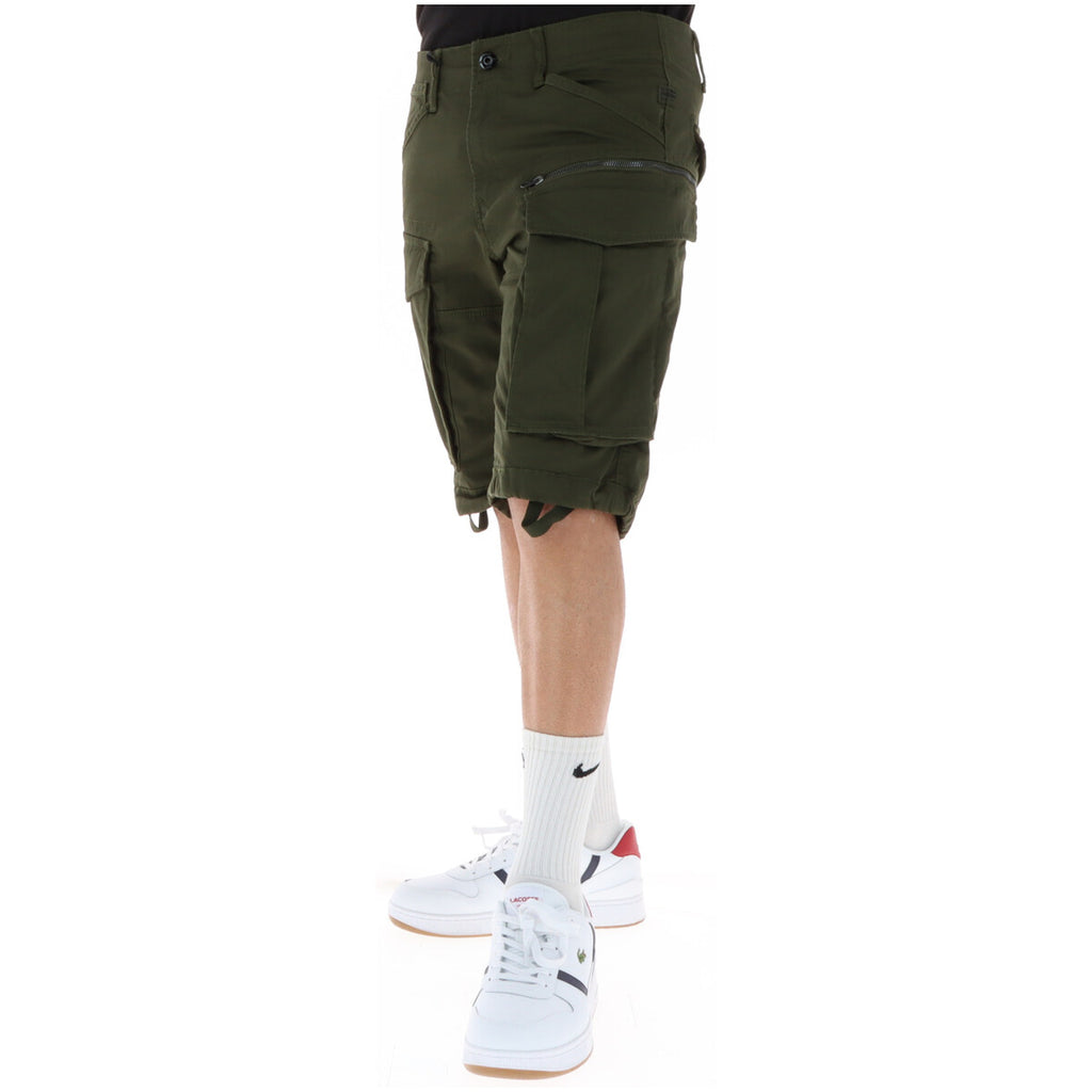 G-Star Men's Cotton Shorts Green – back view