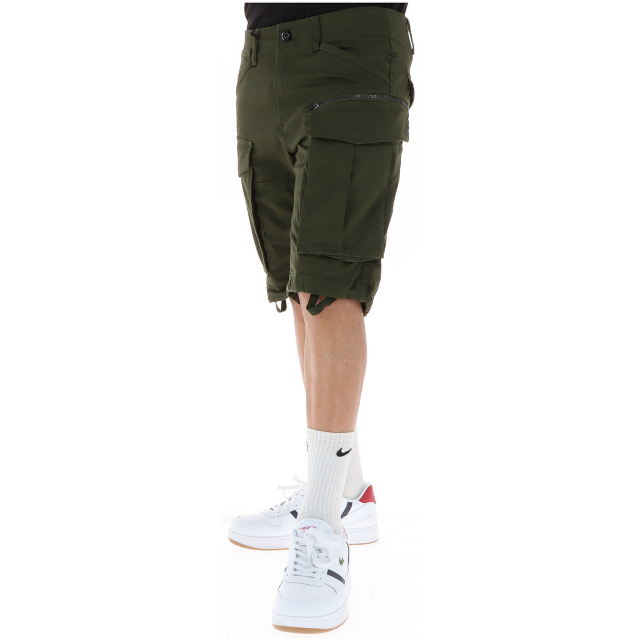G-Star Men's Cotton Shorts Green – back view