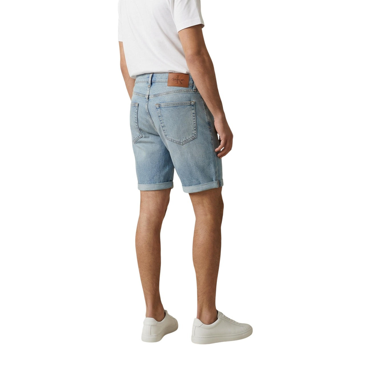Calvin Klein Jeans Men's Cotton Shorts Light Blue