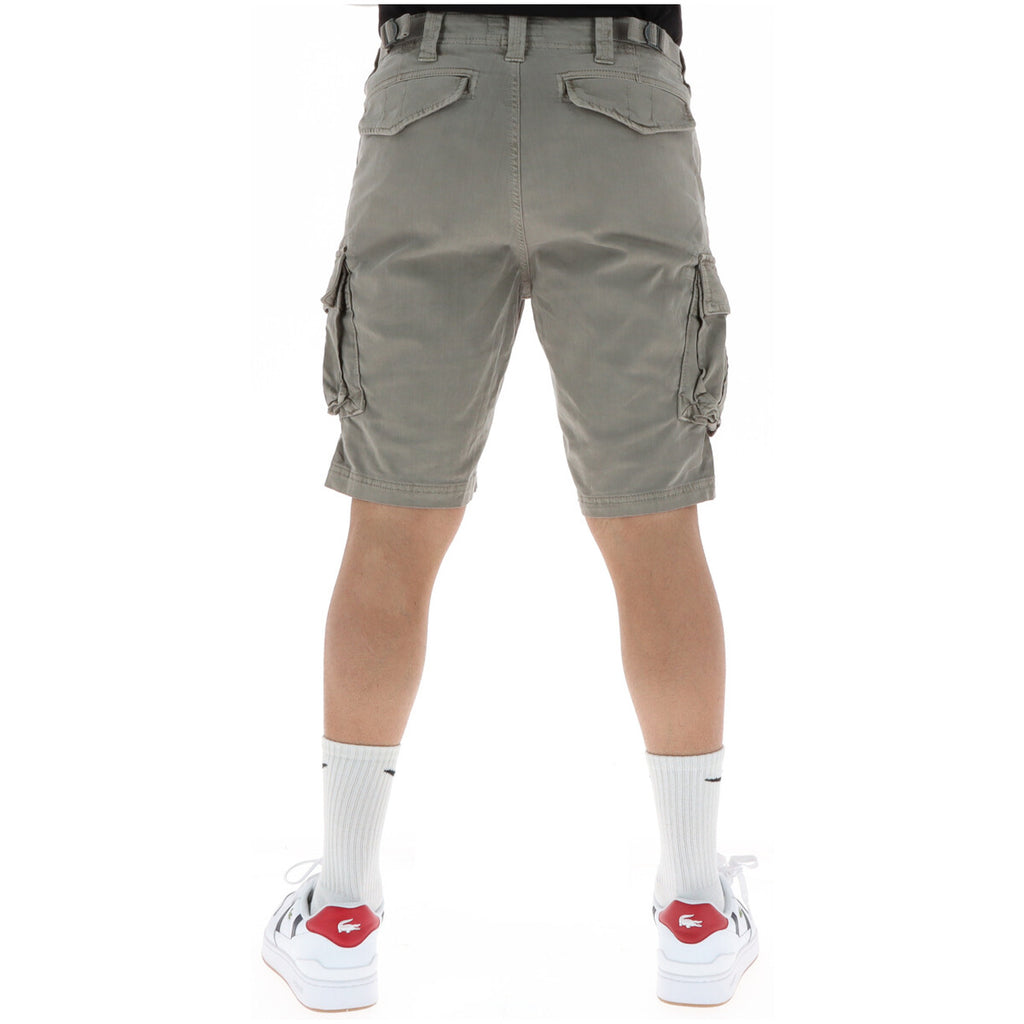 Superdry Men's Cotton Shorts Grey – side view detail