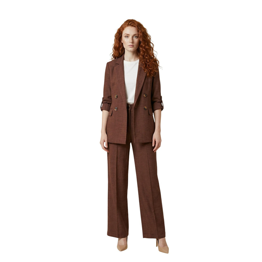 Artigli Women's Brown Blazer – detail view